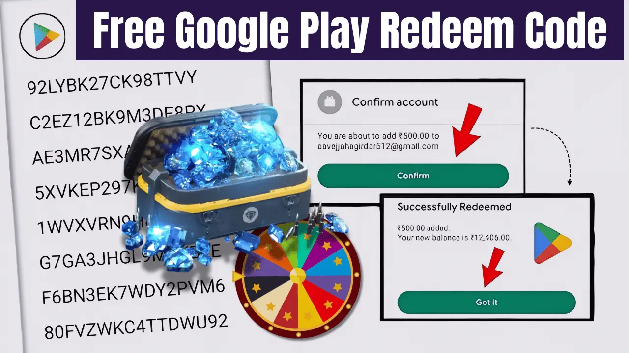 Spin And Earn Free Google Play Redeem Code